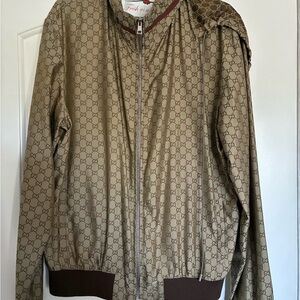 Gucci Brown Monogram Jacket